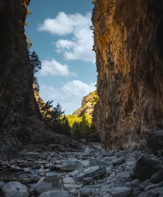 Wandern in der Samaria-Schlucht